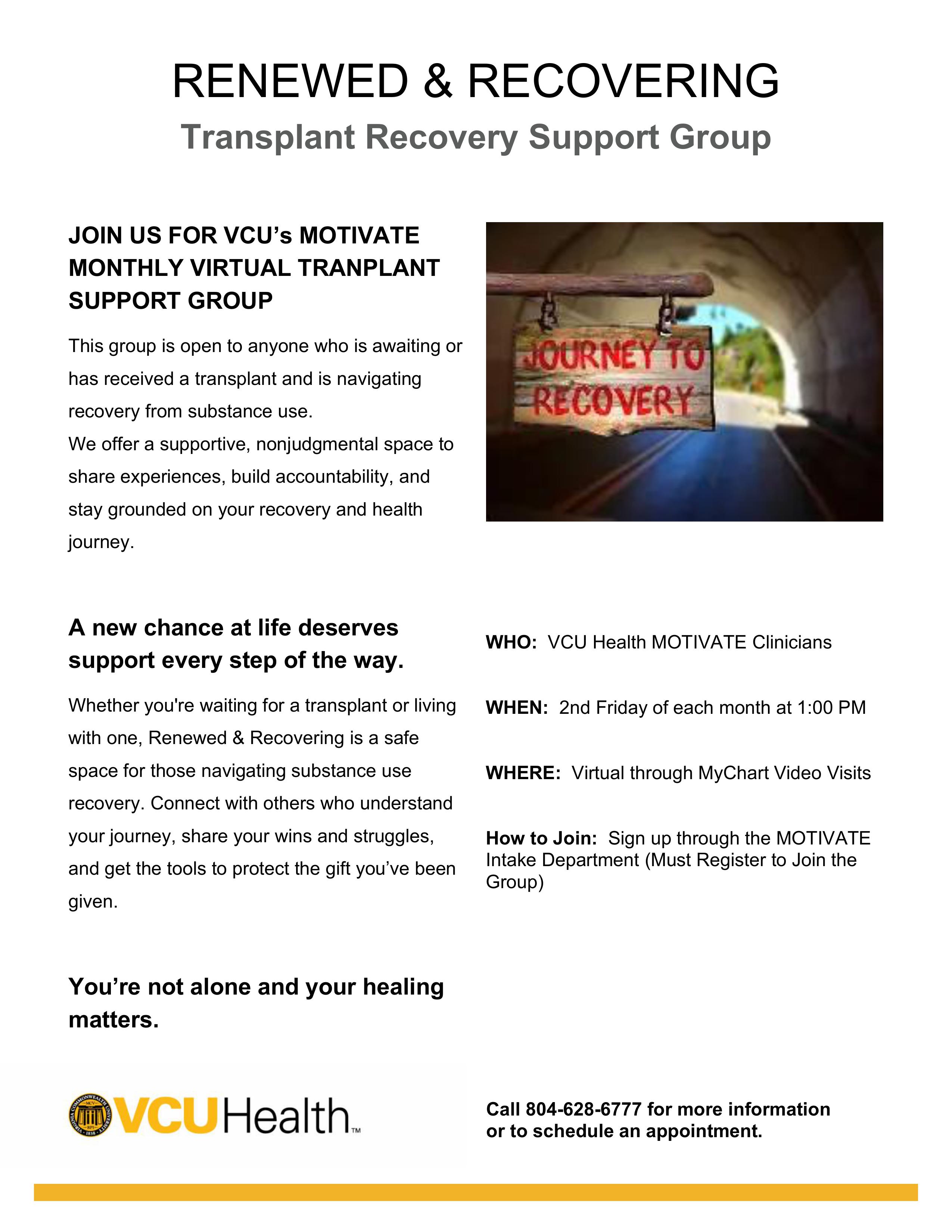 Transplant Recovery Support Group